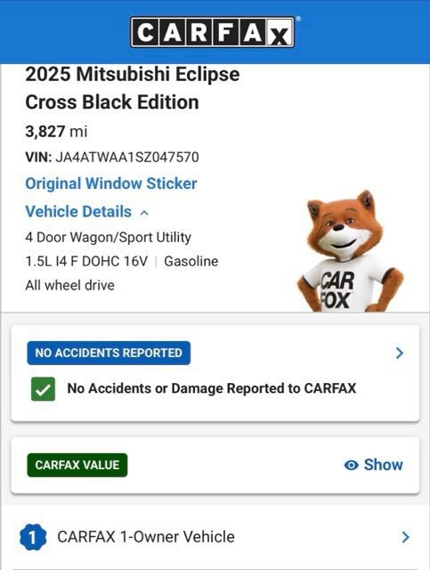 Used 2025 Mitsubishi Eclipse Cross AWD image 4