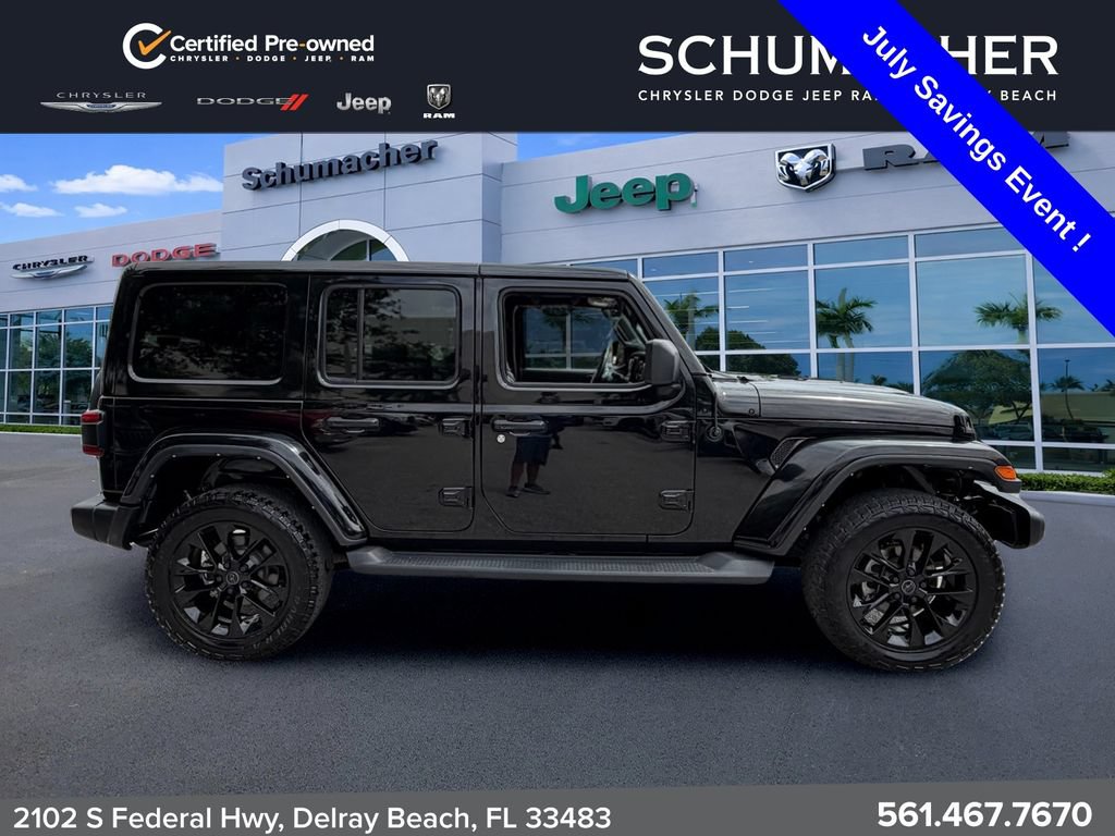 Used 2021 Jeep Wrangler Unlimited Sahara AWD/4WD image 8