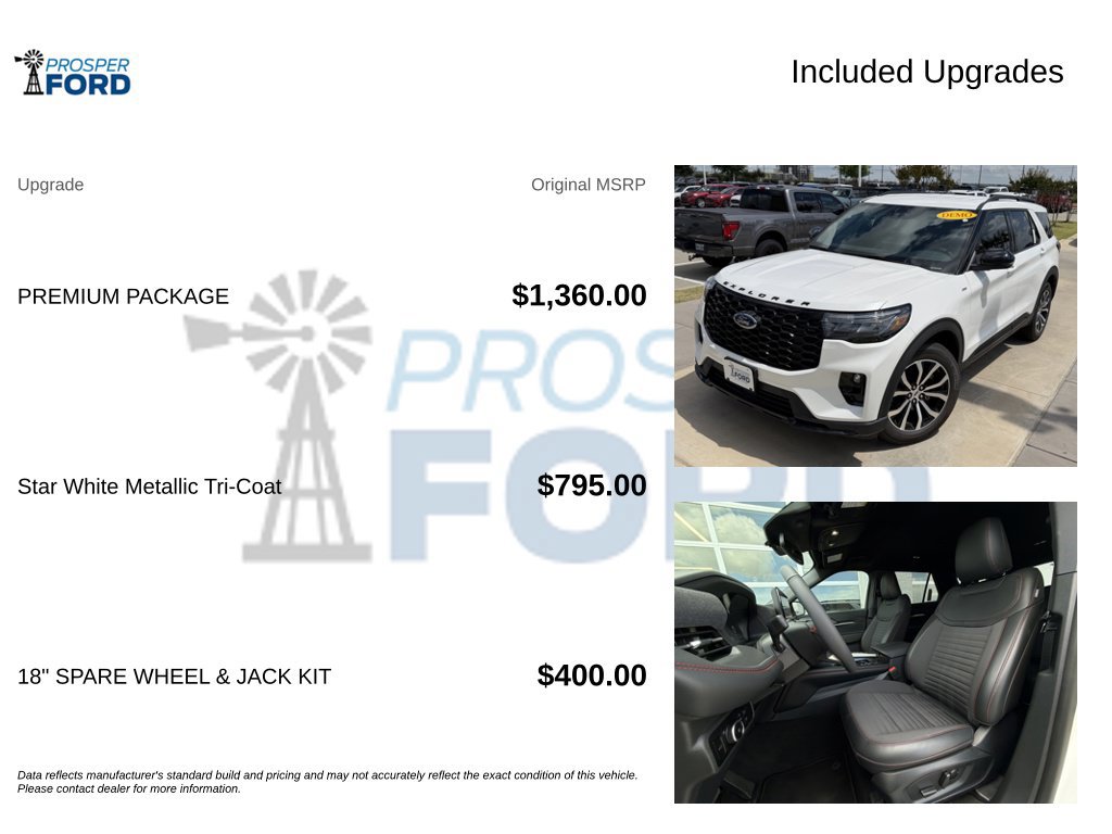 New 2026 Ford Explorer ST-Line w/ Premium Package RWD image 3