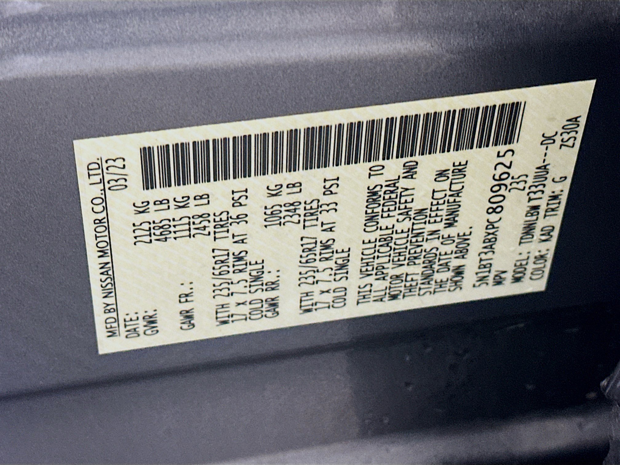 Used 2023 Nissan Rogue S AWD/4WD image 12