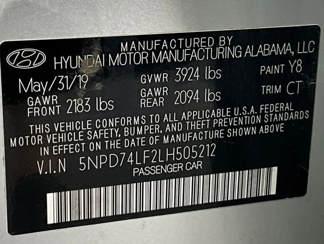 Used 2020 Hyundai Elantra SE w/ Cargo Package (C1) image 25