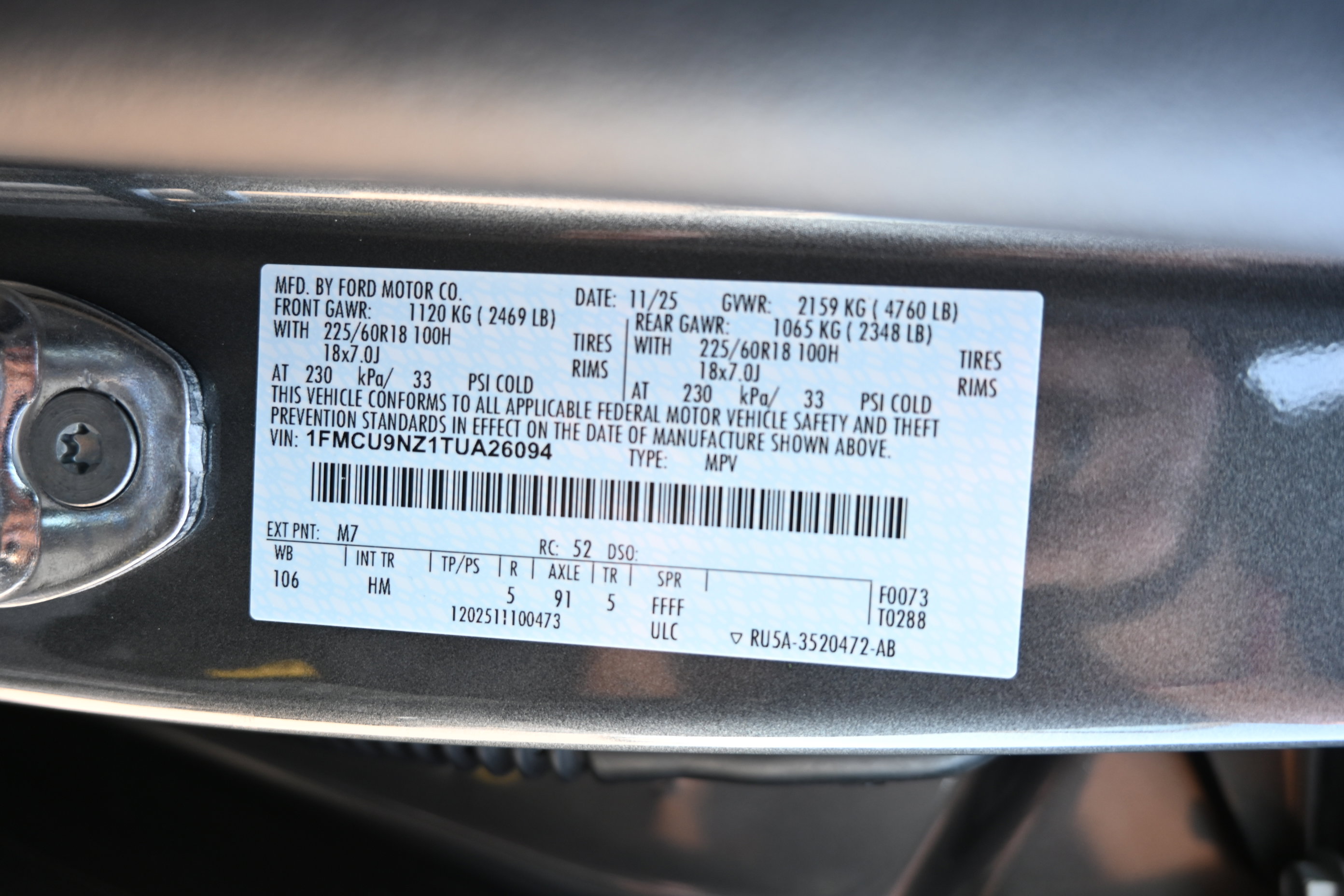 New 2026 Ford Escape ST-Line Select w/ Tech Pack #1 image 12