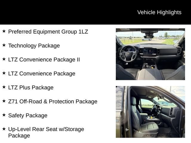 Certified 2023 Chevrolet Silverado 1500 LTZ w/ Technology Package AWD/4WD image 12