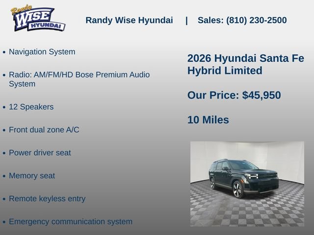 New 2026 Hyundai Santa Fe Limited AWD/4WD image 5
