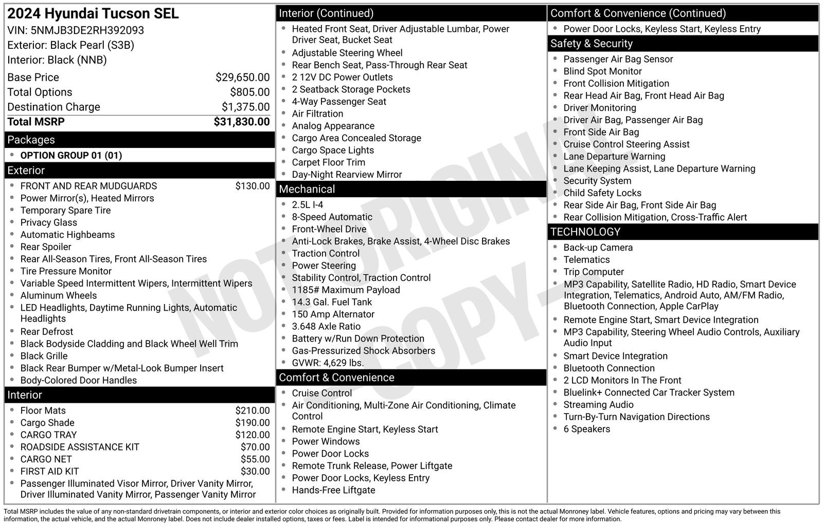 Certified 2024 Hyundai Tucson SEL FWD image 33