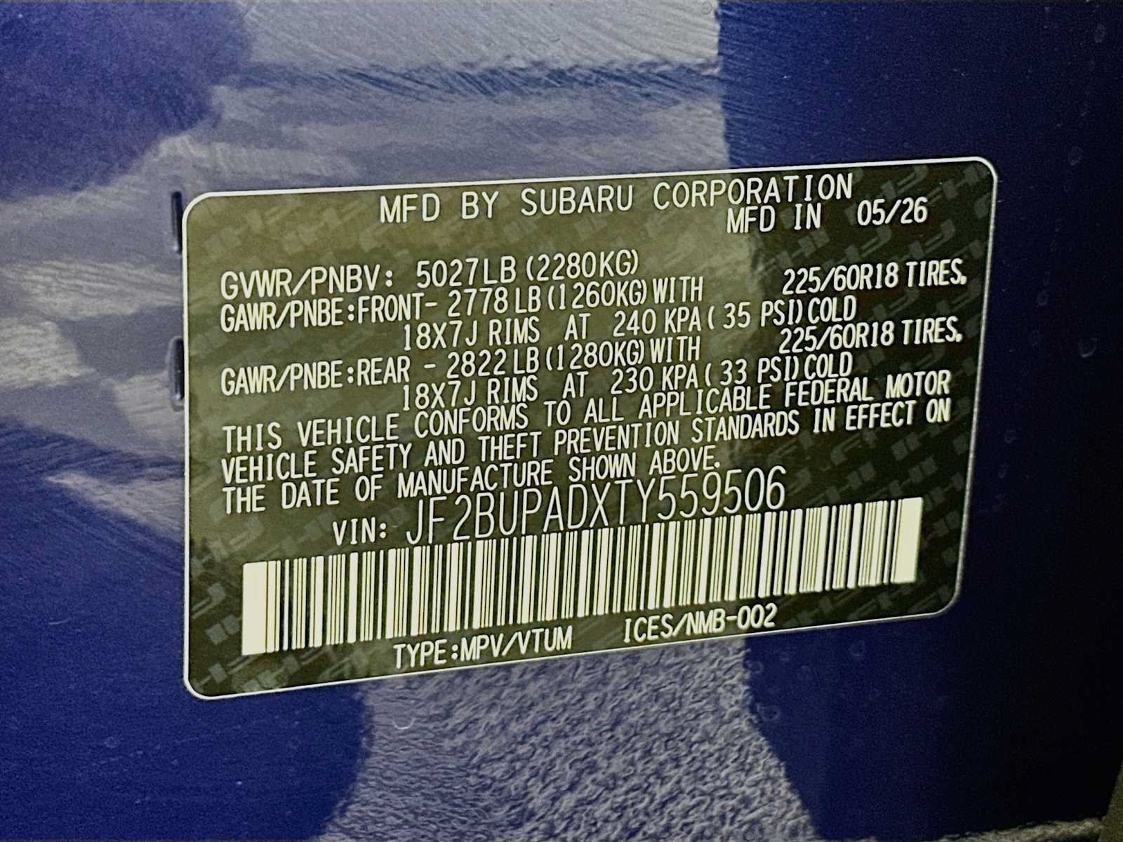 New 2026 Subaru Outback Premium AWD/4WD image 29