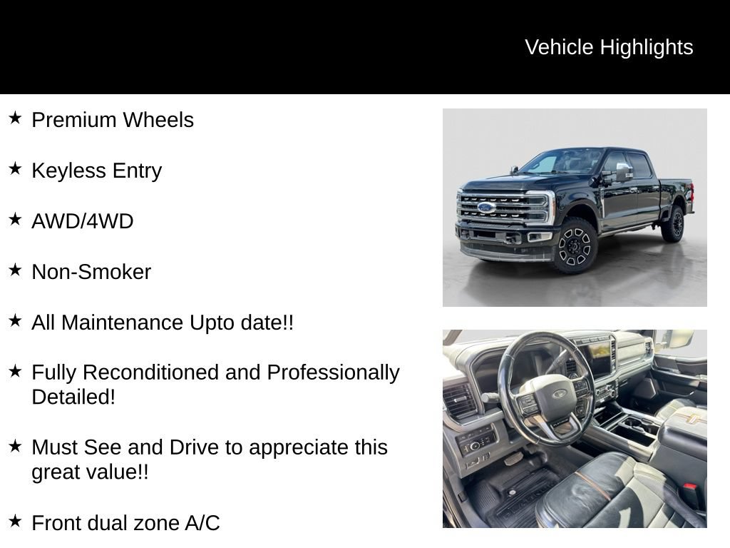 Used 2023 Ford F250 Platinum AWD/4WD image 16