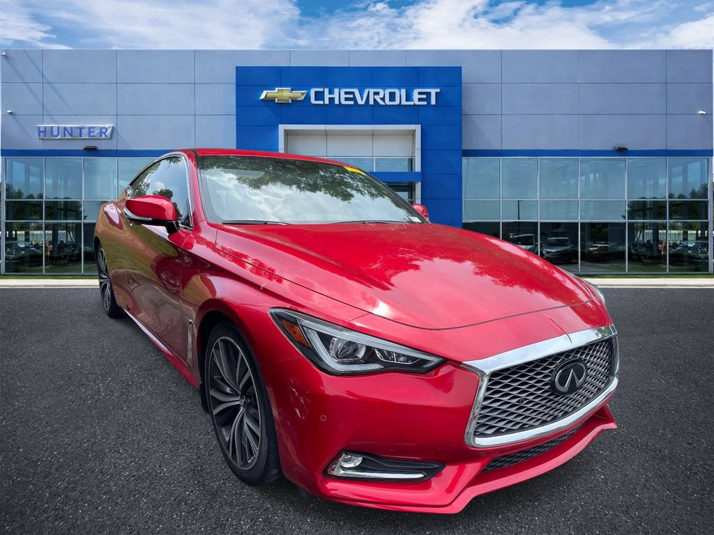 Used 2022 INFINITI Q60 3.0t Luxe w/ Essential Package RWD image 1