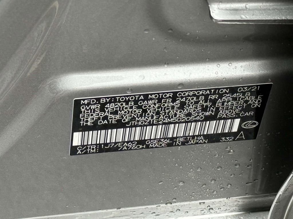 Used 2021 Lexus IS 350 F Sport w/ Accessory Package image 32