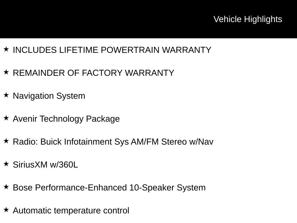 Used 2024 Buick Enclave Avenir w/ Avenir Technology Package AWD/4WD image 10