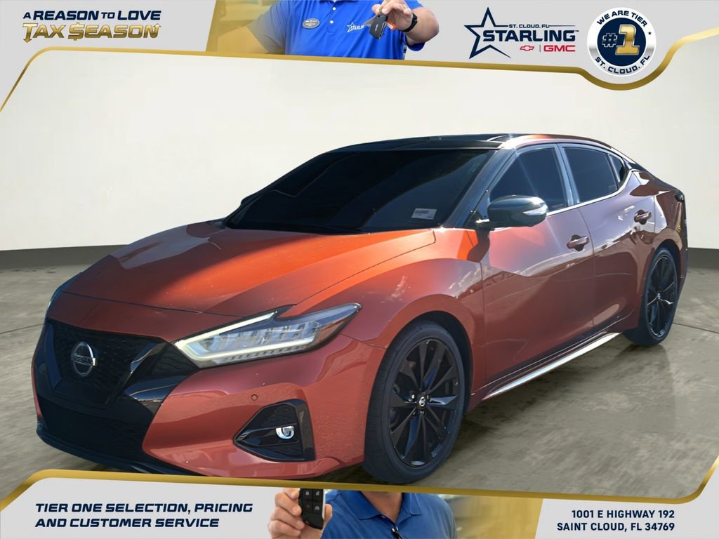 Used 2021 Nissan Maxima SR w/ Sport Mat Group image 1