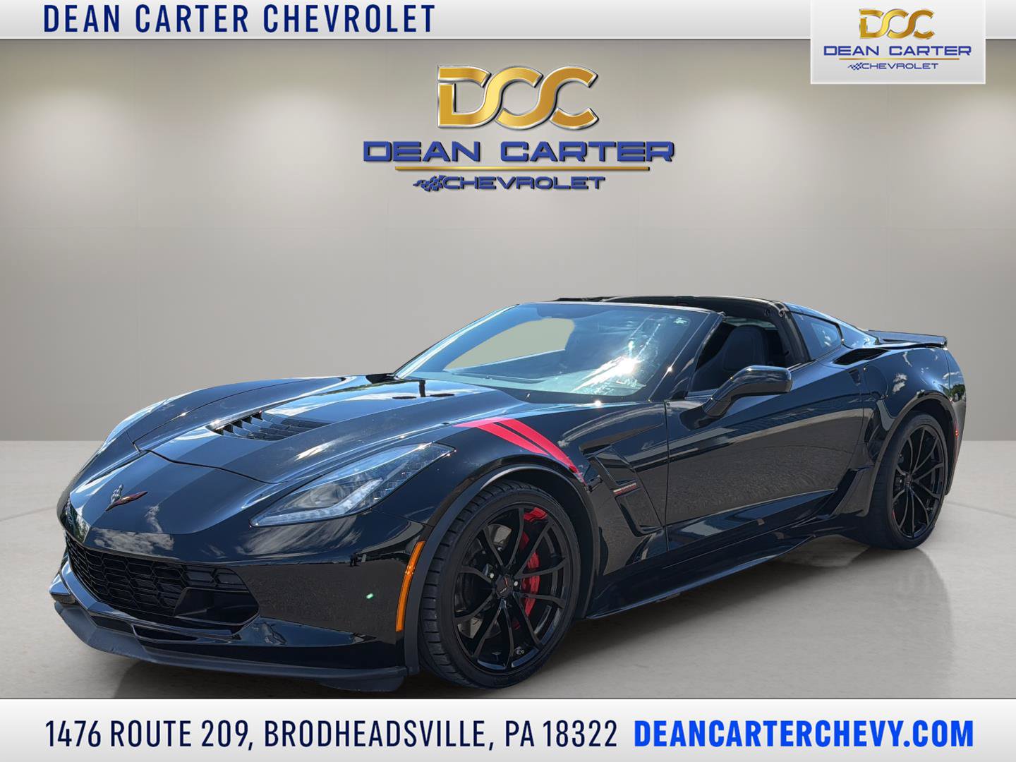 Used 2019 Chevrolet Corvette Grand Sport w/ Carbon Flash Badge Package RWD image 1