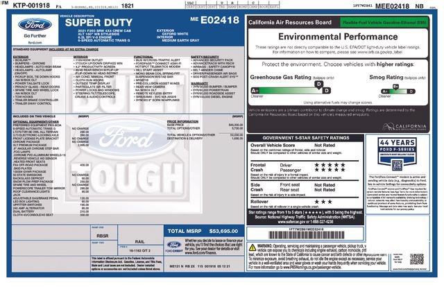 Used 2021 Ford F250 XLT w/ XLT Premium Package AWD/4WD image 32