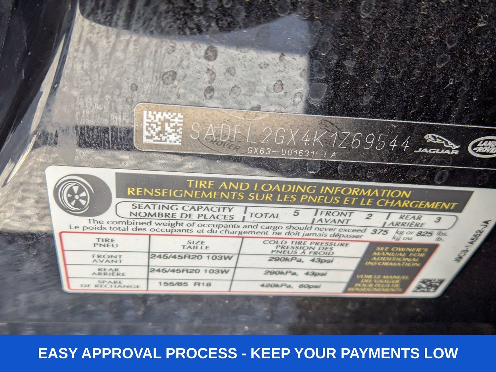 Used 2019 Jaguar E-PACE R-Dynamic SE image 20