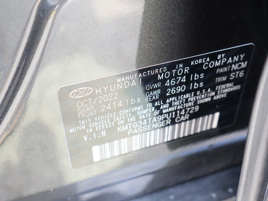 Used 2023 Genesis G70 2.0T w/ Sport Prestige Package image 56