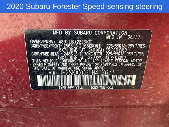 Used 2020 Subaru Forester Touring AWD/4WD image 19