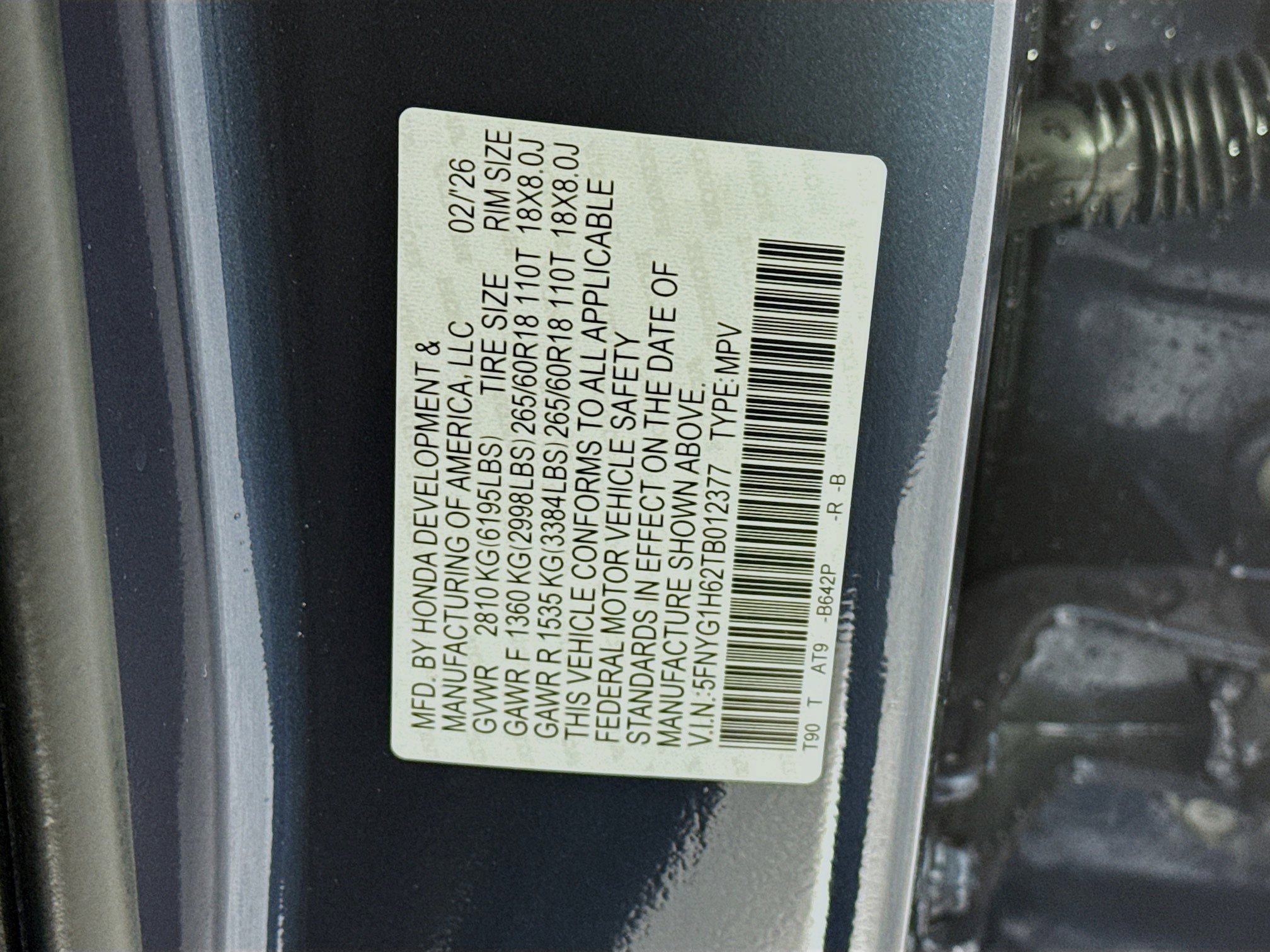 New 2026 Honda Pilot TrailSport image 33