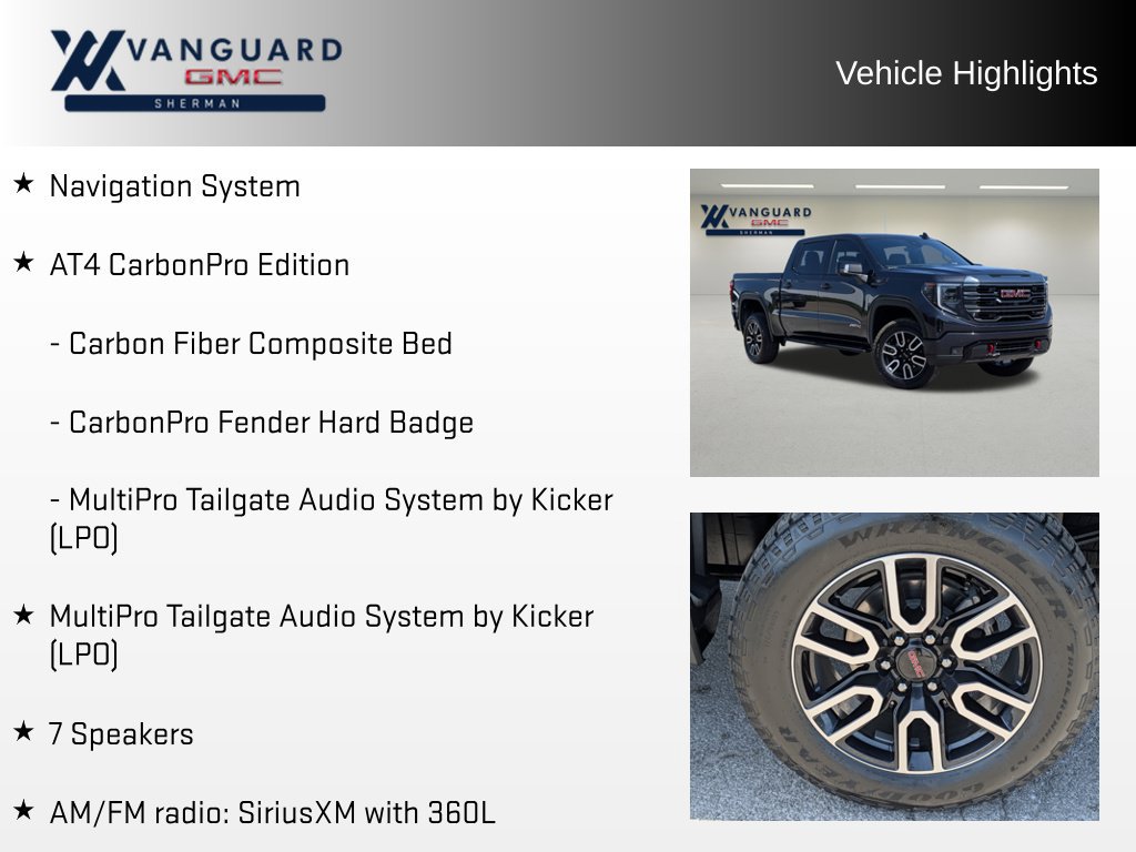Used 2024 GMC Sierra 1500 AT4 w/ Technology Package AWD/4WD image 5