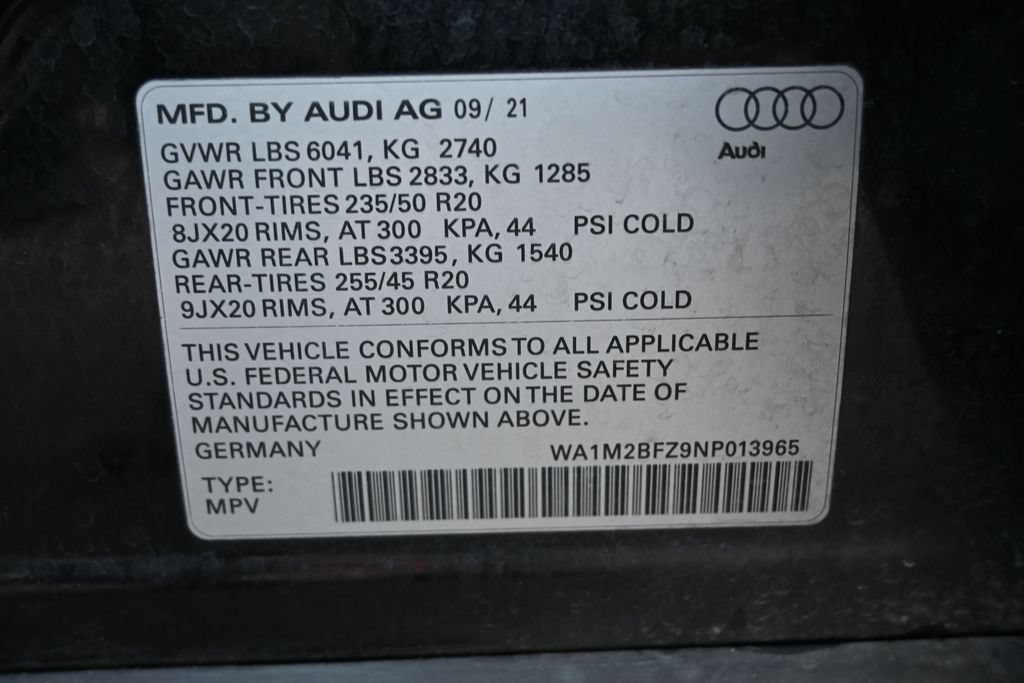 Used 2022 Audi Q4 e-tron Prestige w/ S Line Plus Package AWD/4WD image 40