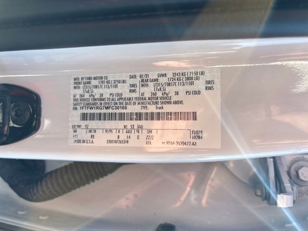 Used 2021 Ford F150 Raptor w/ Equipment Group 801A High image 35