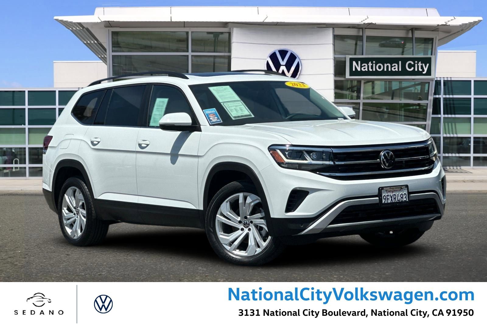 Used 2023 Volkswagen Atlas SE w/ Panoramic Sunroof Package