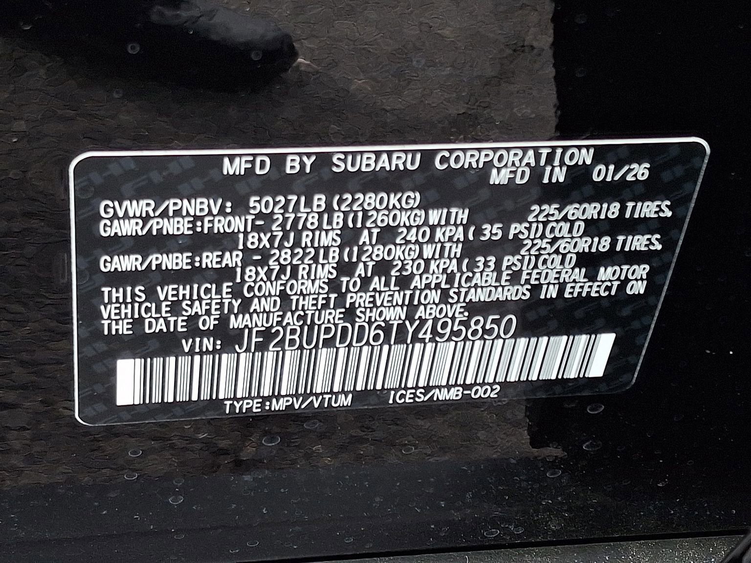 New 2026 Subaru Outback Limited image 12