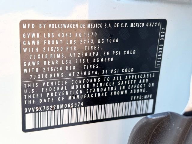 Used 2024 Volkswagen Taos SE FWD image 37