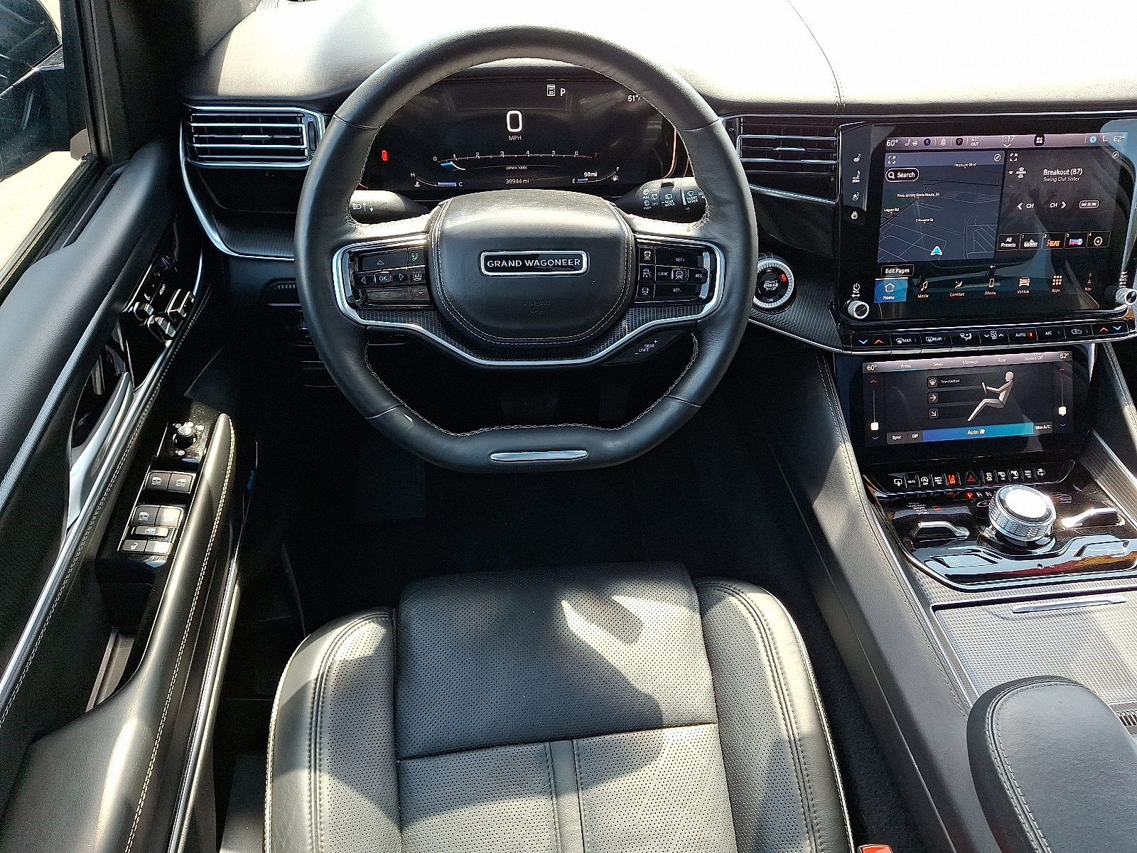 Certified 2025 Jeep Grand Wagoneer L Series II Obsidian w/ Quick Order Packagew 28T image 11