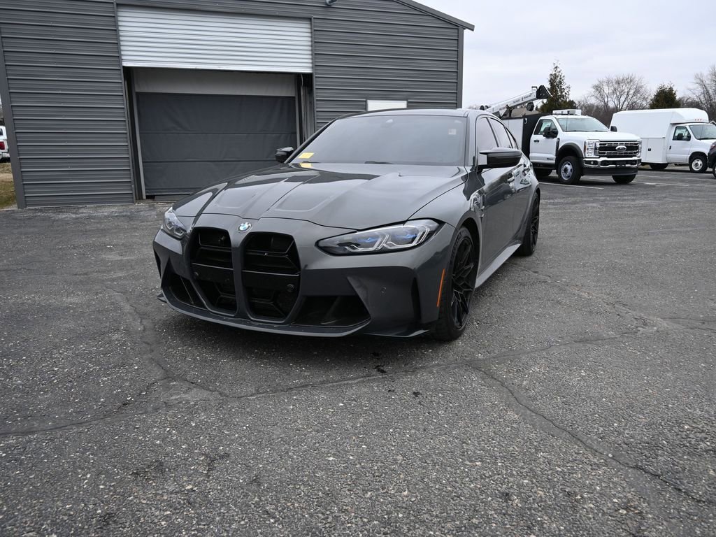 Used 2022 BMW M3 Competition w/ M Carbon Exterior Package AWD/4WD image 3