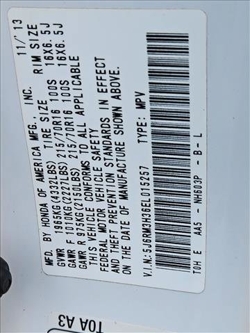 Used 2014 Honda CR-V LX image 20