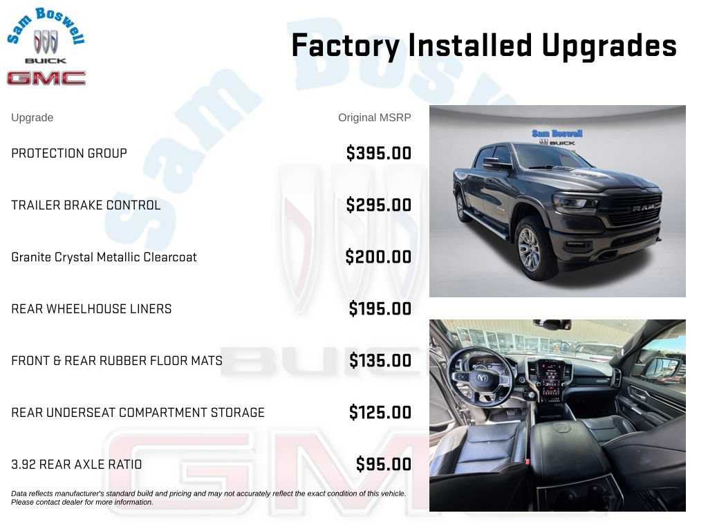 Used 2019 RAM 1500 Laramie w/ Sport Appearance Package AWD/4WD image 5