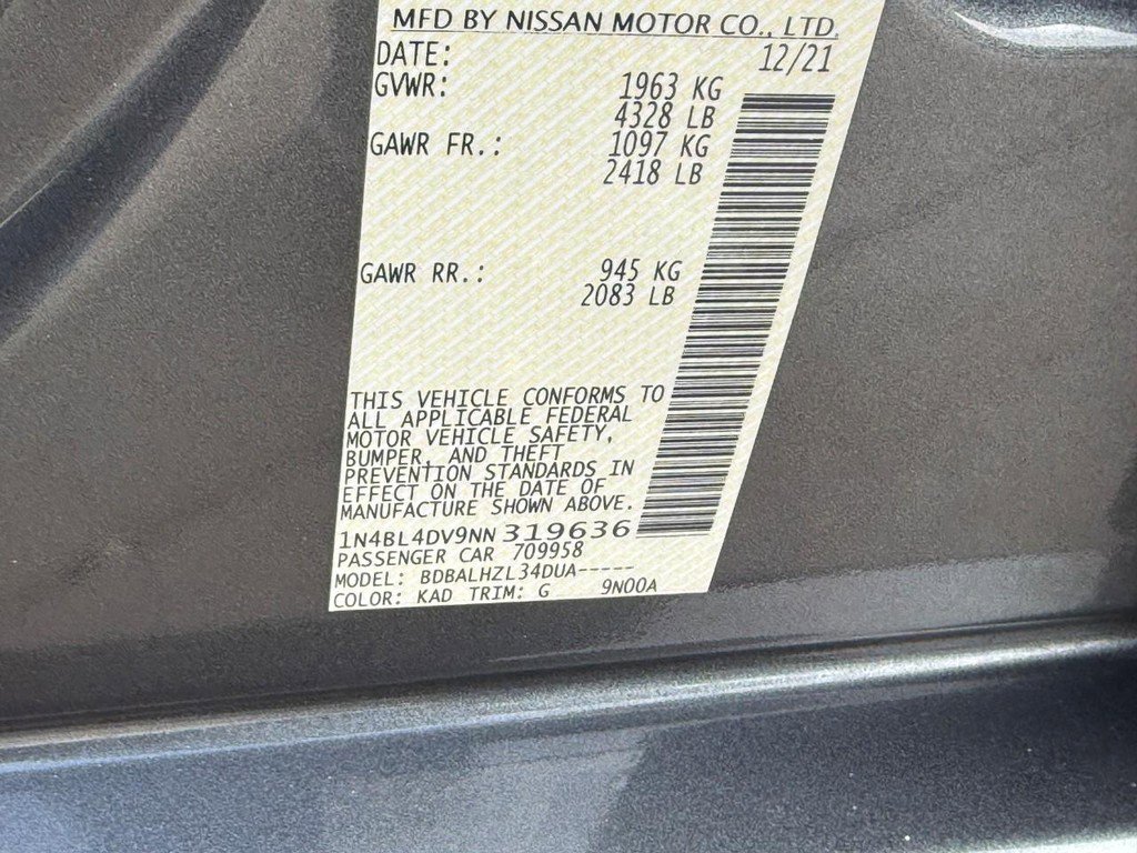 Used 2022 Nissan Altima 2.5 SV image 24