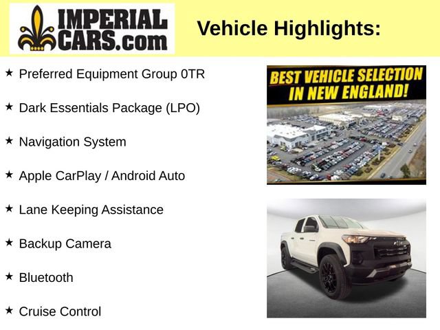 Used 2024 Chevrolet Colorado Trail Boss w/ LPO, Dark Essentials Package AWD/4WD image 3