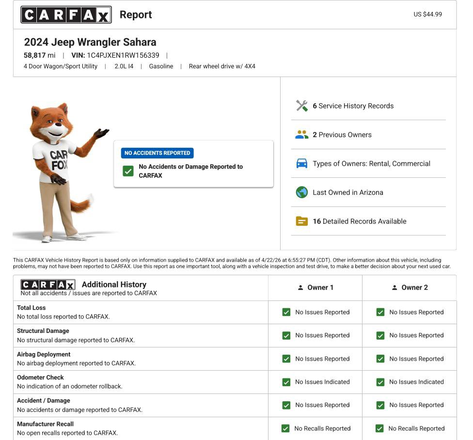 Used 2024 Jeep Wrangler Sahara AWD/4WD image 7