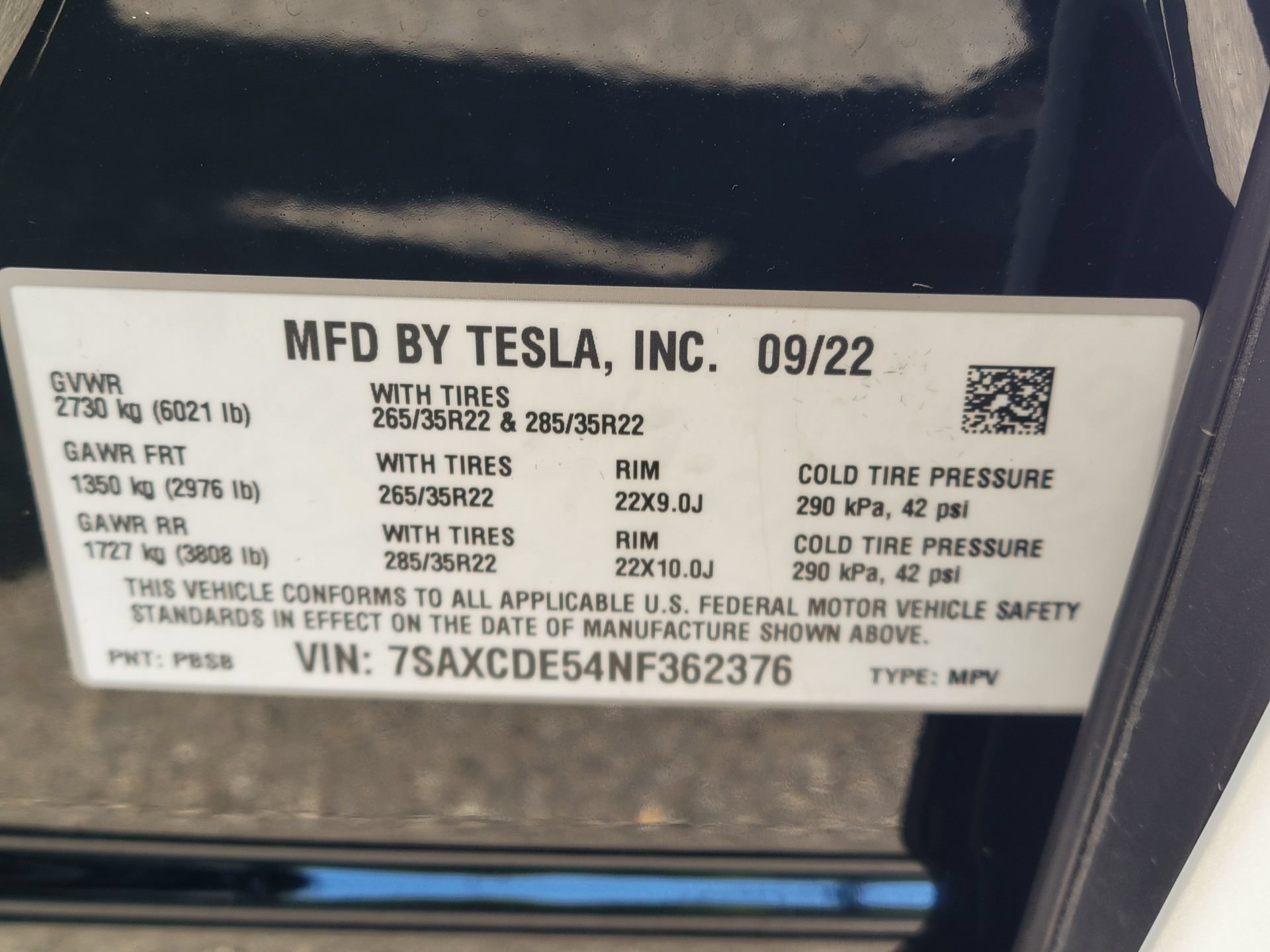 Used 2022 Tesla Model X AWD/4WD image 30