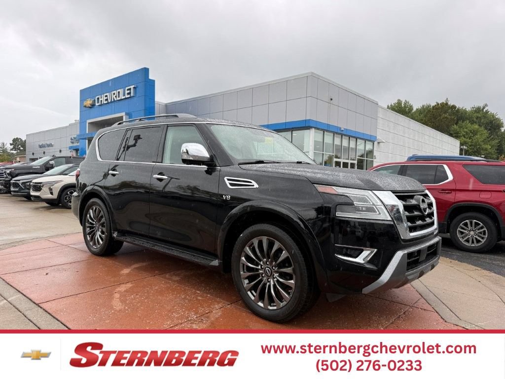 Used 2022 Nissan Armada Platinum w/ Captain's Chairs Package AWD/4WD image 1