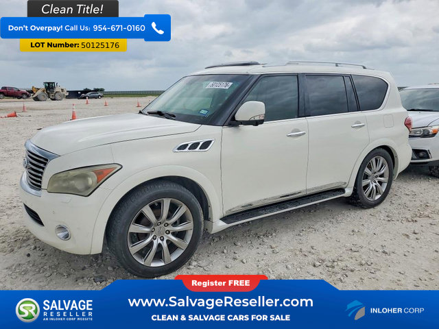 Used 2013 INFINITI QX56 4WD w/ Deluxe Touring Pkg image 1