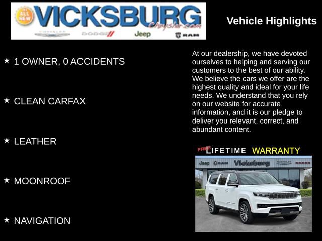 Used 2024 Jeep Grand Wagoneer L Series III AWD/4WD image 25
