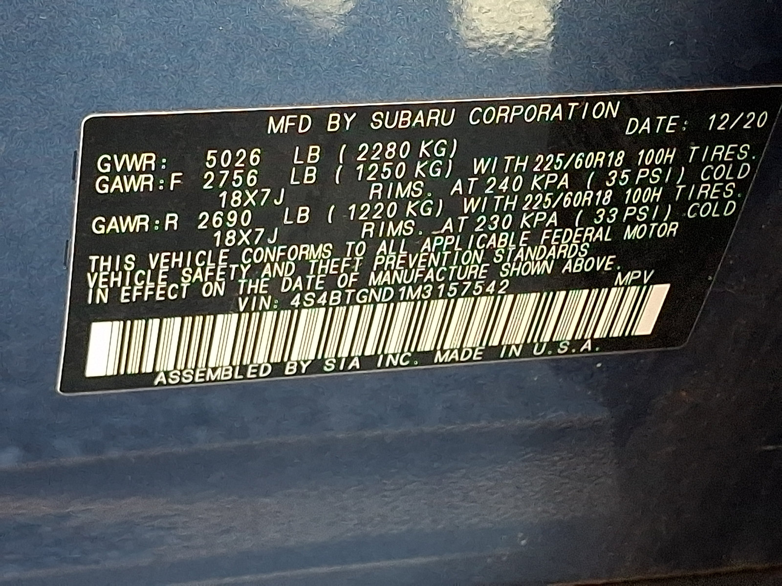 Used 2021 Subaru Outback Limited XT AWD/4WD image 26