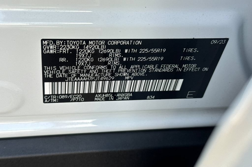 Certified 2023 Toyota Venza Nightshade AWD/4WD image 28