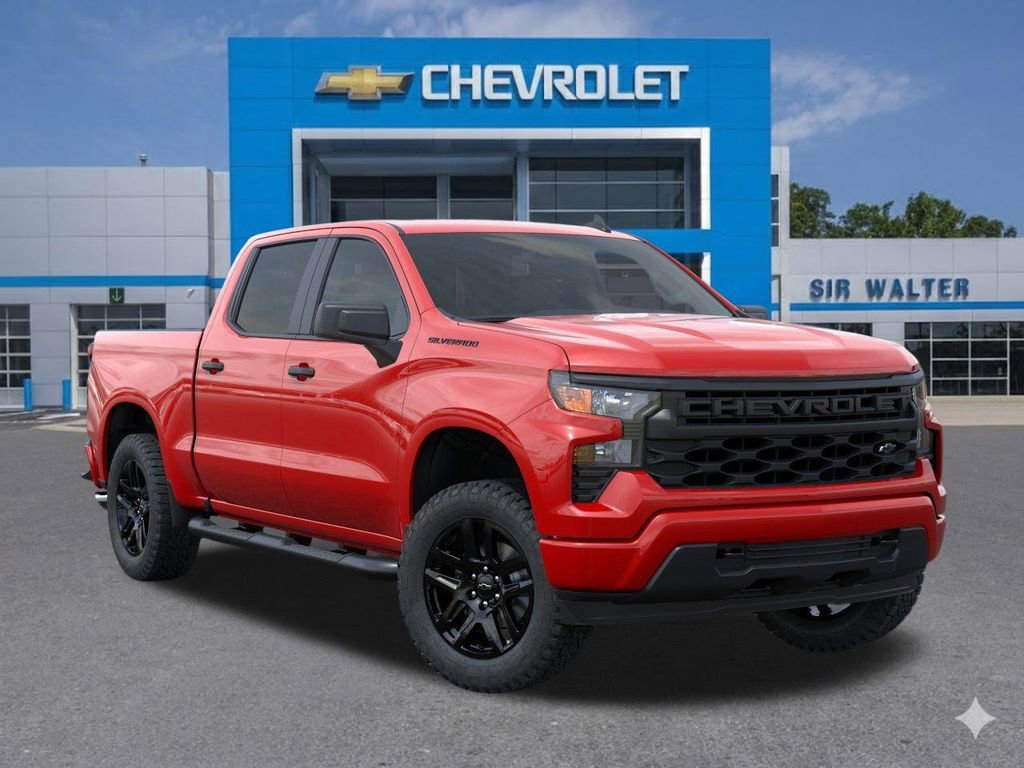 New 2026 Chevrolet Silverado 1500 Custom w/ Turbomax Blackout Package image 8