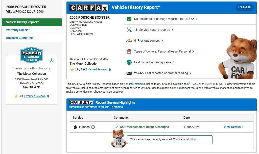 Used 2006 Porsche Boxster image 11