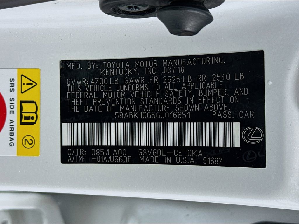 Used 2016 Lexus ES 350 w/ Accessory Package image 35