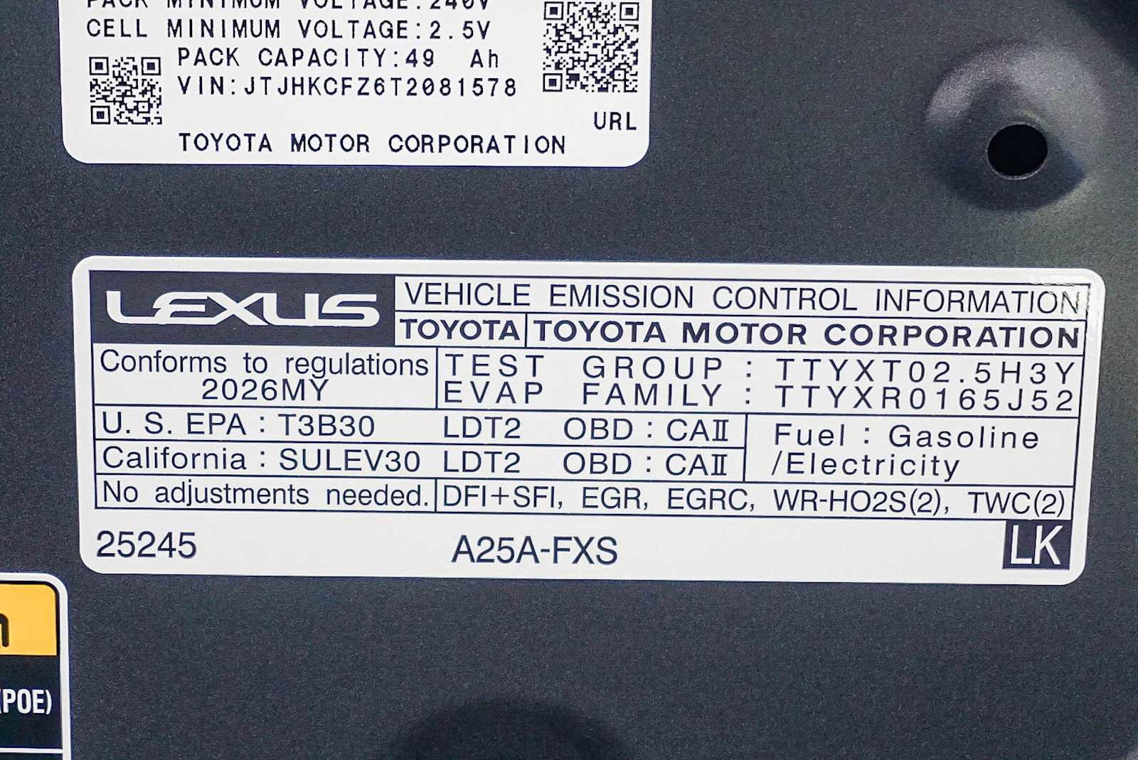 New 2026 Lexus NX 450h+ AWD w/ Luxury Package image 28