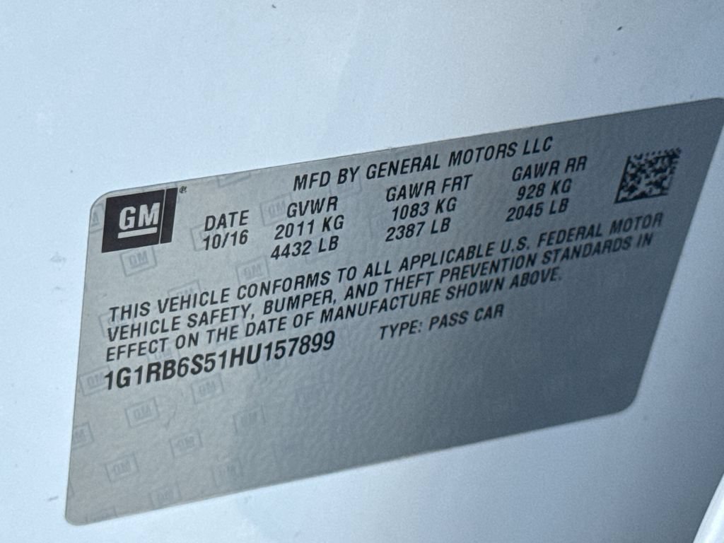 Used 2017 Chevrolet Volt Premier w/ Driver Confidence Package FWD image 29