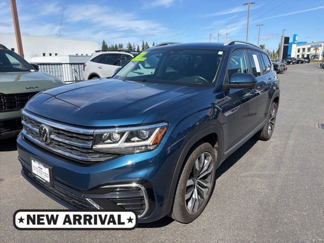 Used 2021 Volkswagen Atlas SEL R-Line AWD/4WD image 1