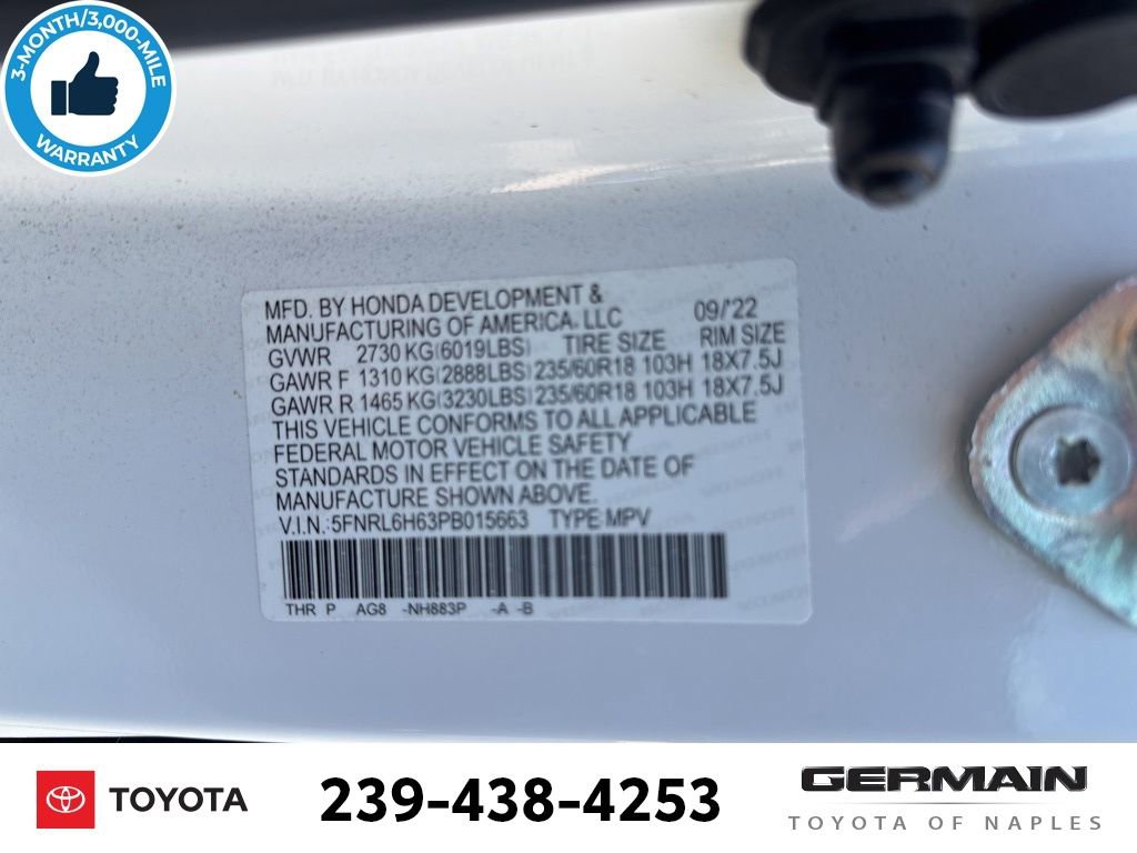 Used 2023 Honda Odyssey EX-L image 22