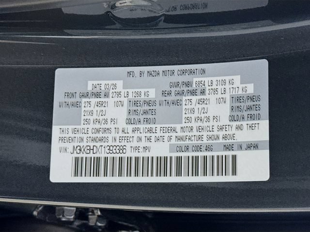 New 2026 MAZDA CX-90 3.3 Turbo w/ Preferred Package AWD/4WD image 33