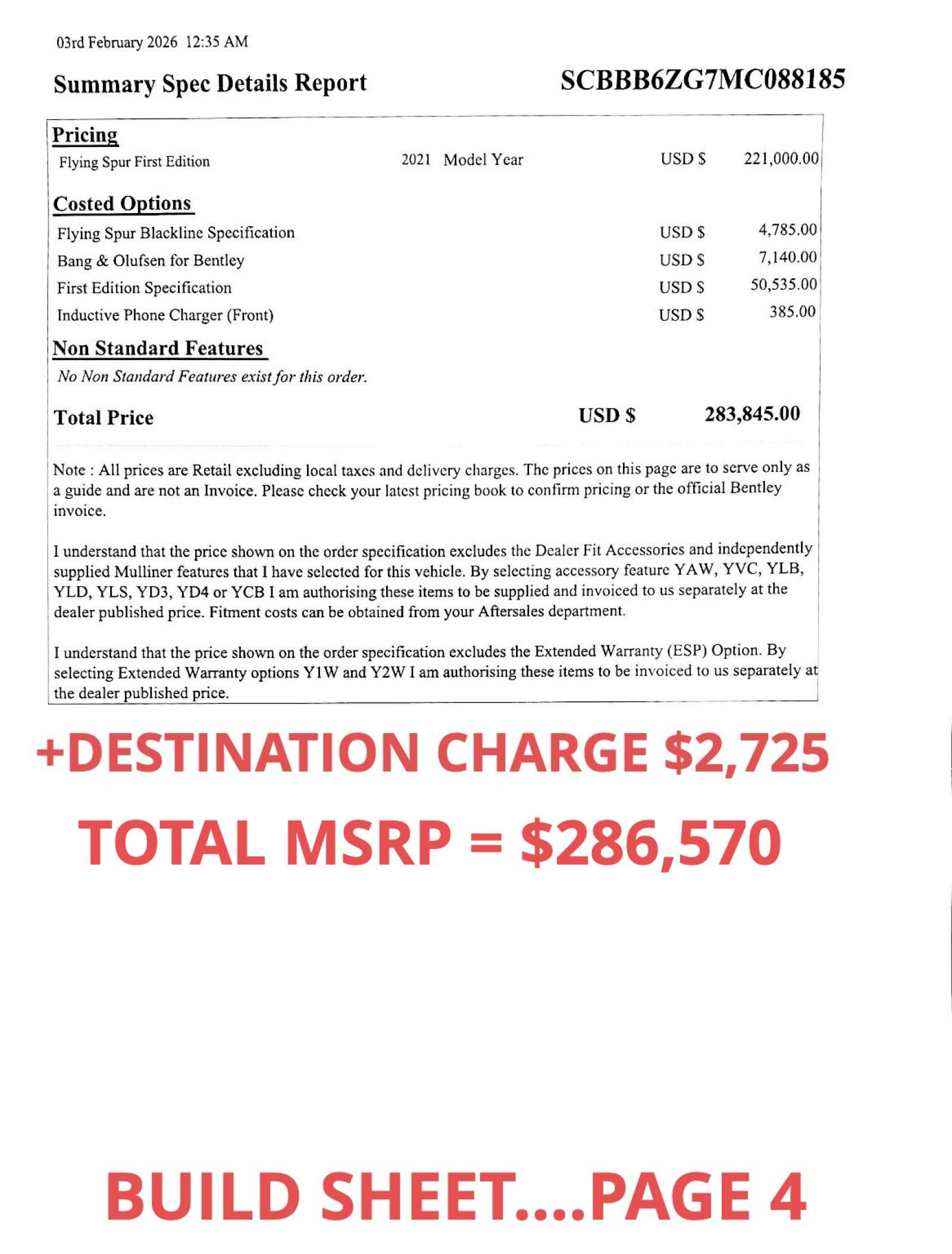 Used 2021 Bentley Flying Spur W12 image 72