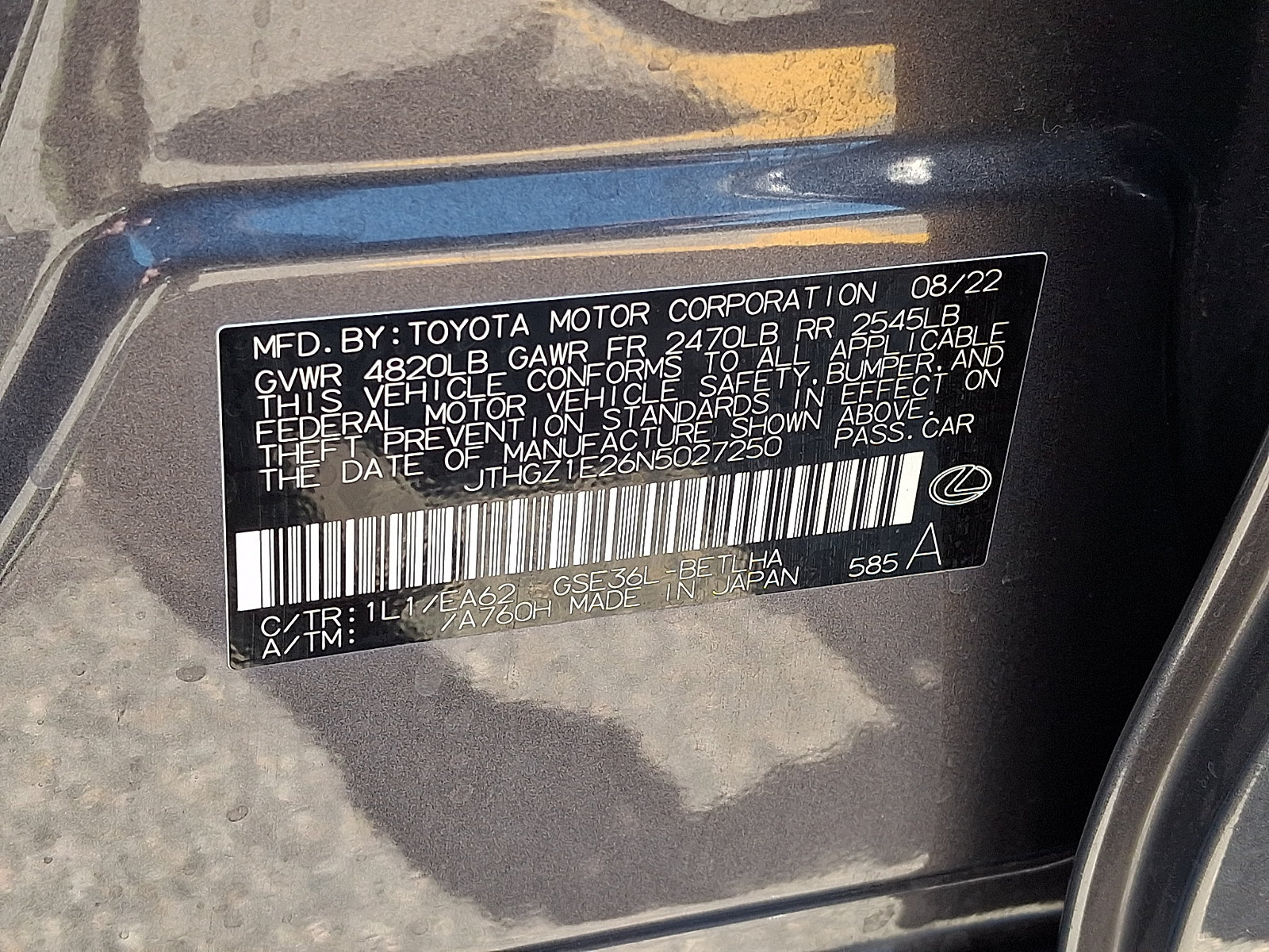 Certified 2022 Lexus IS 350 F Sport w/ Memory Package AWD/4WD image 29